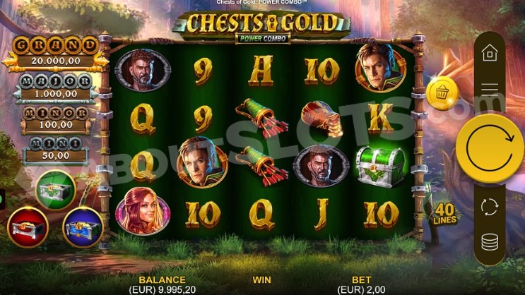 recensione slot Chest of Gold: Power Combo