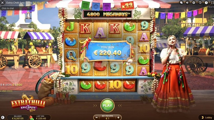 recensione slot Extra Chilli Epic Spins Live