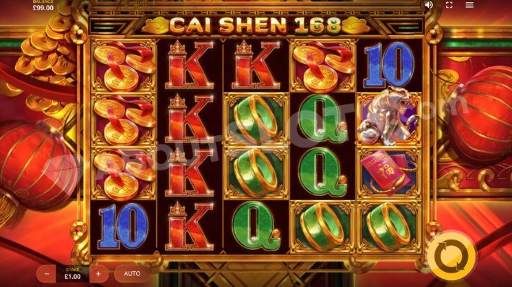 recensione slot Cai Shen 168