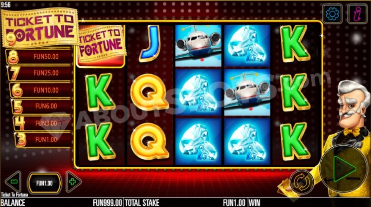 recensione slot Ticket to Fortune