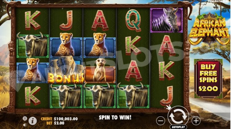 recensione slot African Elephant