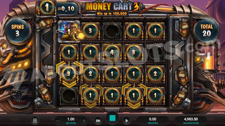 slot machine Money Cart 3 - Funzione Collector/Payer