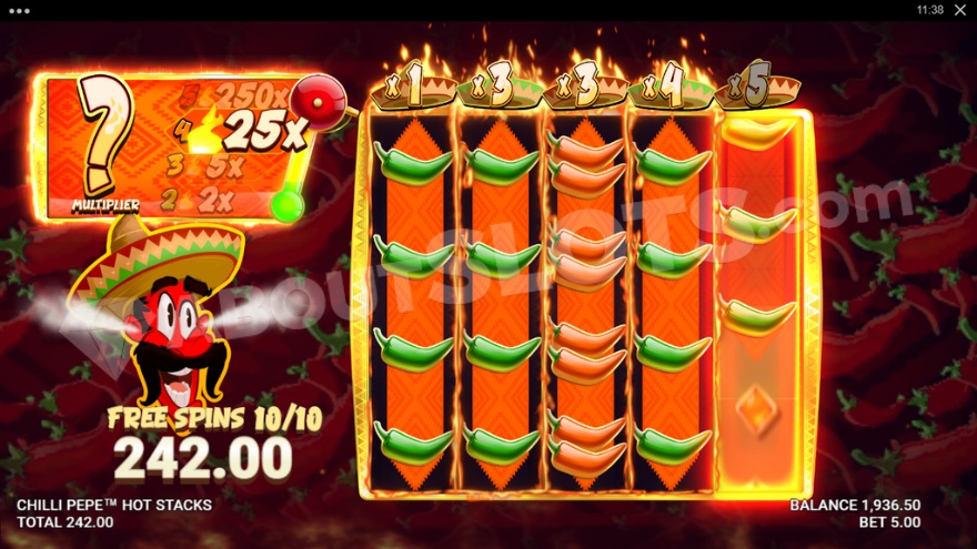 slot Chilli Pepe Hot Stacks - Giri gratis extra caldi