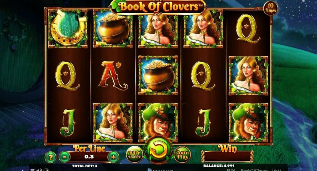 recensione slot Book of Clovers