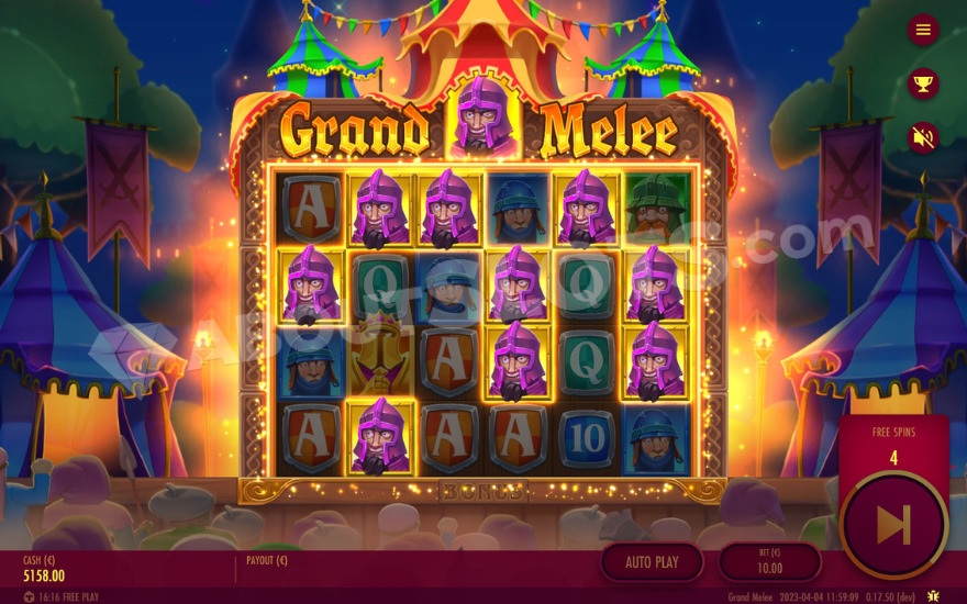 slot Grand Melee - Bonus Gioco