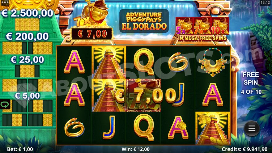 slot Adventure Piggypays El Dorado - Giri gratis