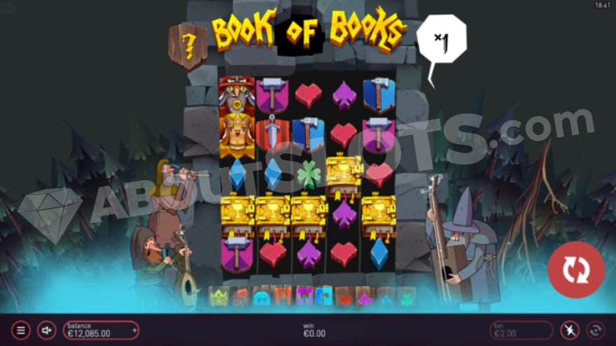 slot Book of Books - Giri gratis con rulli in espansione