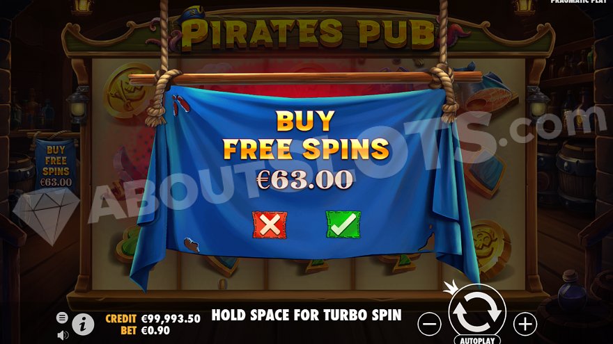 slot Pirates Pub - Acquisto Bonus
