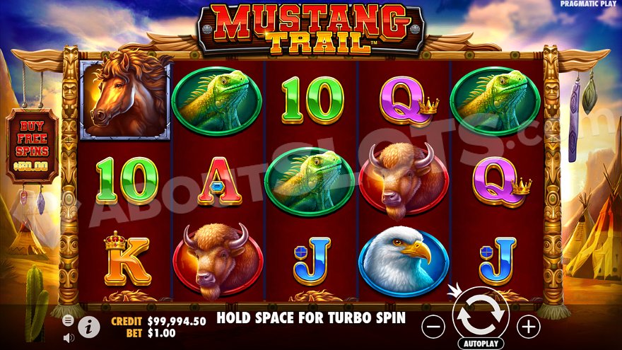 recensione slot Mustang Trail