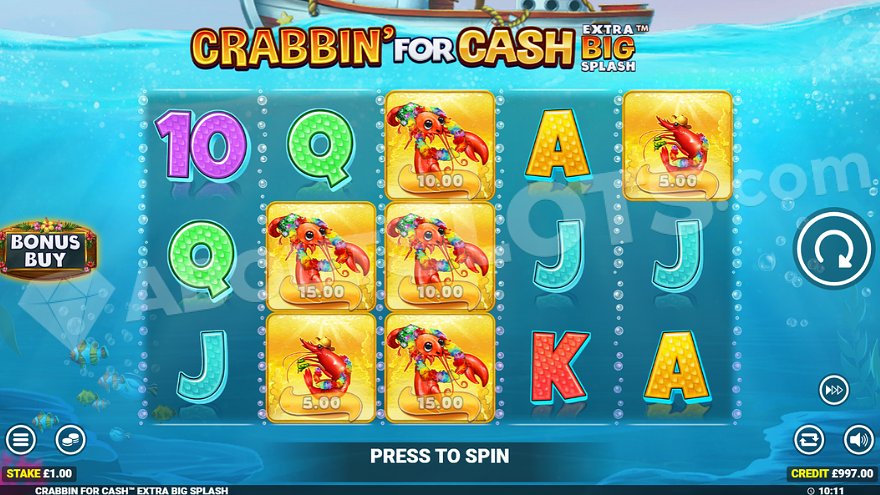 recensione slot Crabbin' for Cash: Extra Big Splash