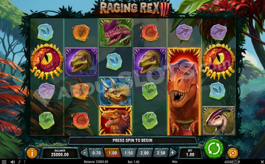 recensione slot Raging Rex 3