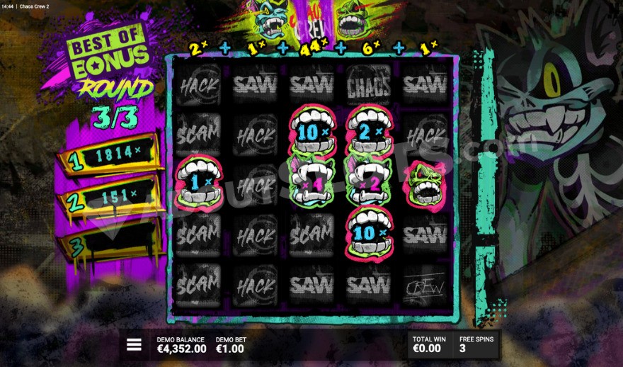 slot Chaos Crew 2 - Il meglio del gioco bonus Super