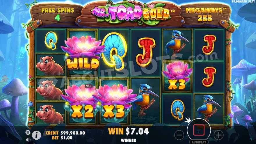 Slot Mr. Toad Gold Megaways - Sticky Wilds Free Spins