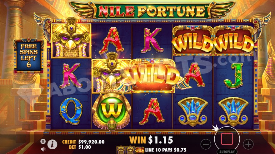 slot Nile Fortune - Wild casuali - Giri gratis