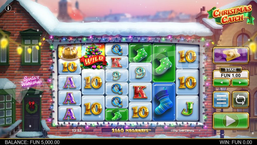 recensione slot Christmas Catch