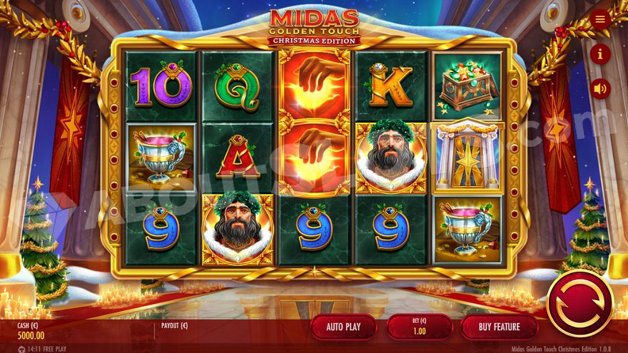 recensione slot Midas Golden Touch Christmas Edition