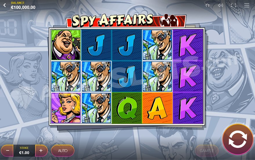 recensione slot Spy Affairs