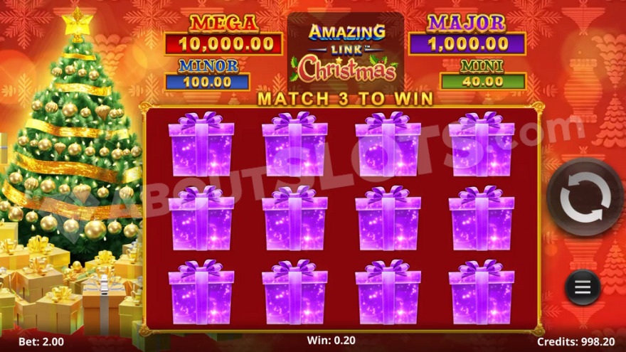 slot Amazing Link Christmas - Funzione Pick