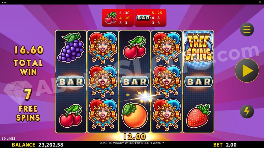 slot Joker's Wacky Wilds Pays Both Ways - Giri Gratis