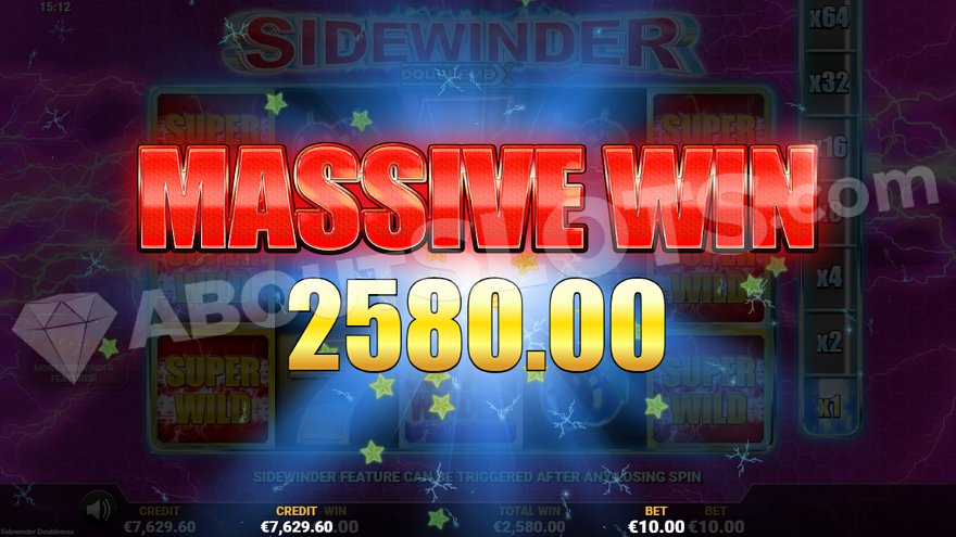 slot Sidewinder DoubleMax - Vincita Massiccia