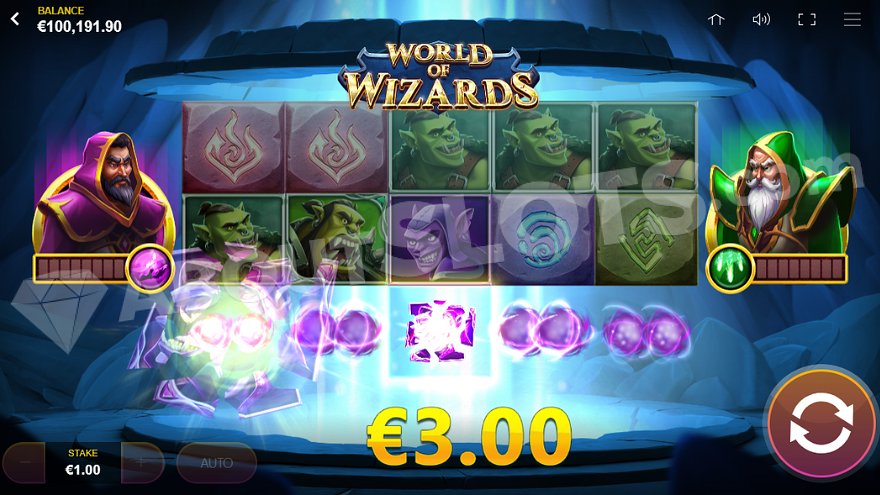 slot World of Wizards - Vincita Goblin