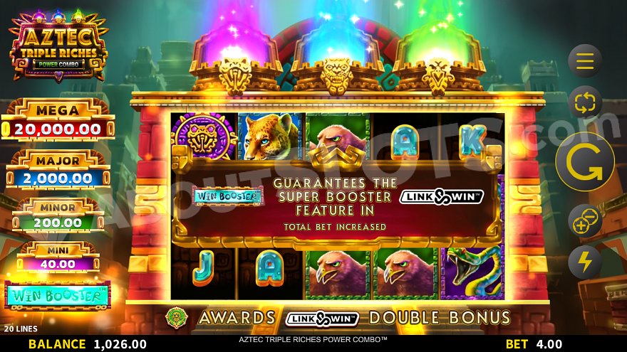 slot Aztec Triple Riches Power Combo - Win Booster