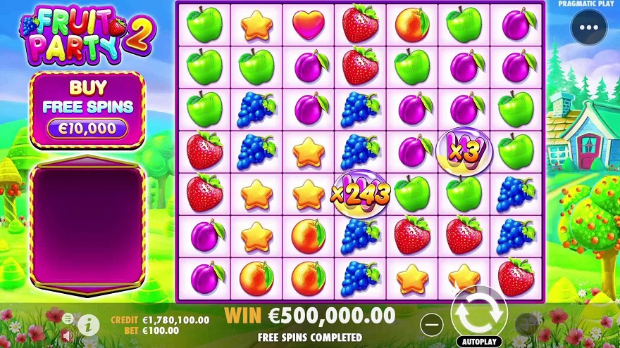 recensione slot Fruit Party 2