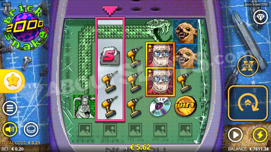 slot Brick Snake 2000 - Simbolo Wild Snek