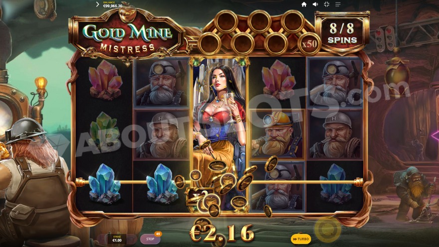 slot Gold Mine Mistress - Simbolo Wild Mistress