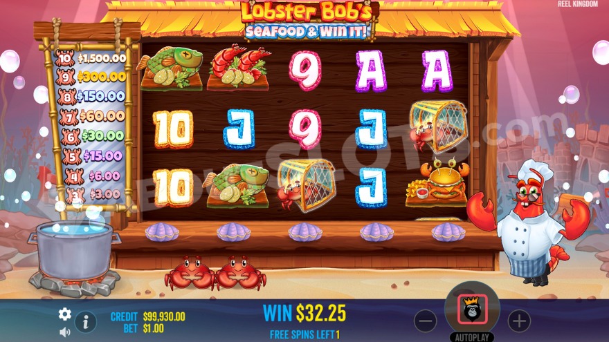 slot Lobster Bob’s Sea Food and Win It - Giri gratis