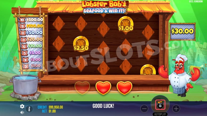 slot Lobster Bob’s Sea Food and Win It - Hold & Spinner