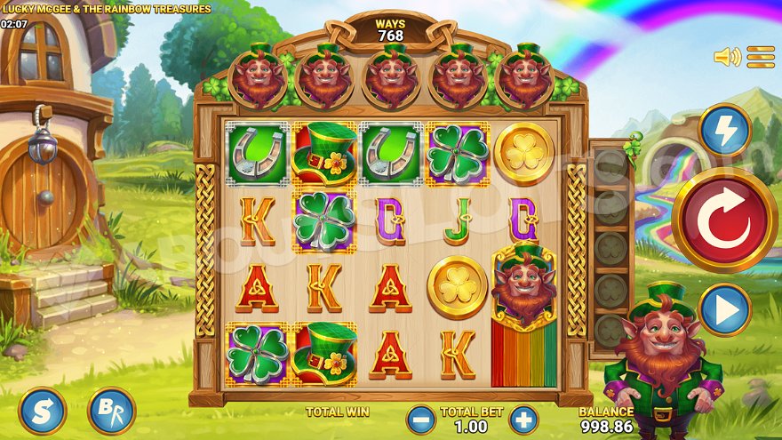 recensione slot Lucky McGee and the Rainbow Treasures